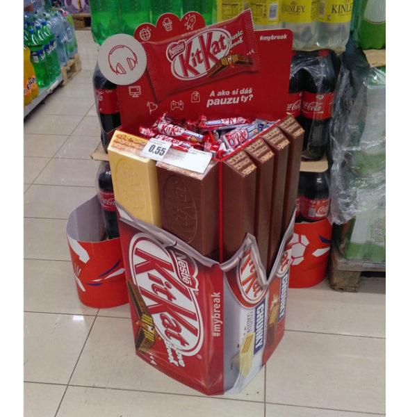 Kit Kat Display Promotes #mybreak Campaign - Point of Purchase