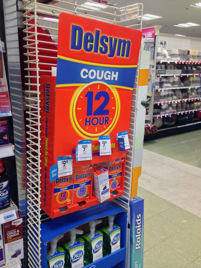 Delsym Cough Side Kick Display