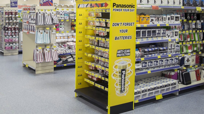 Panasonic Power Your Day End Cap Display