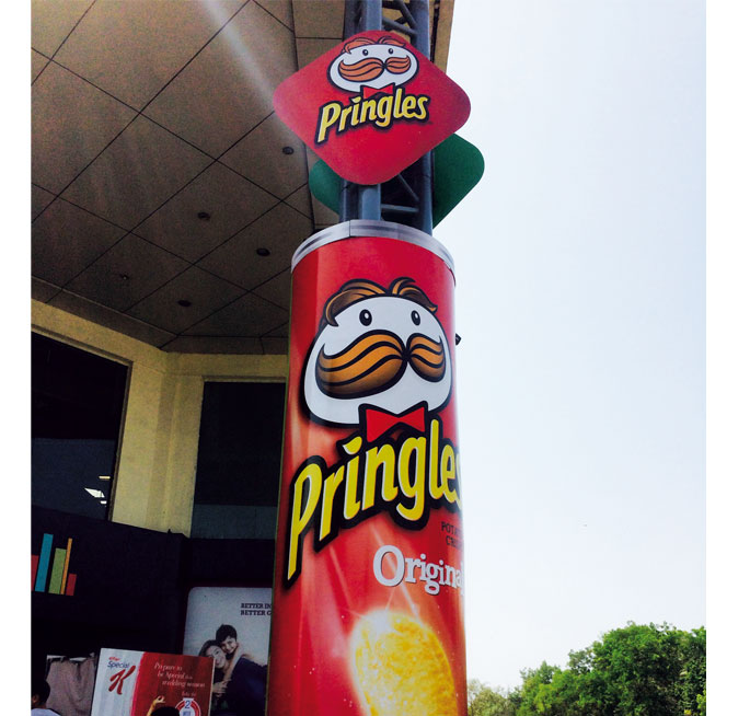 Large Pringles Can Display