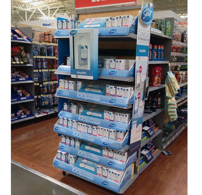 Wipe New End Cap Display Shines In-Store - Point of Purchase International  Network