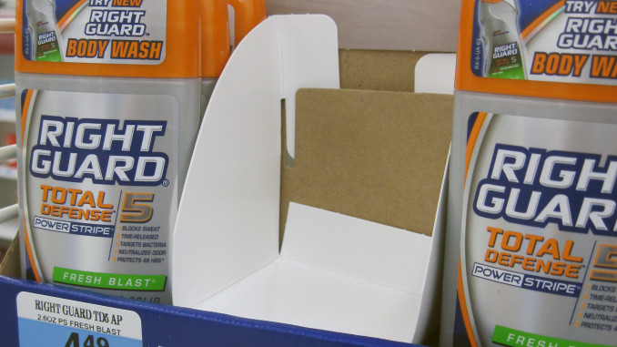 Right Guard Paperboard Divider