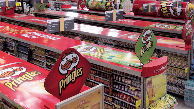 Pringles Retail Shelf Display