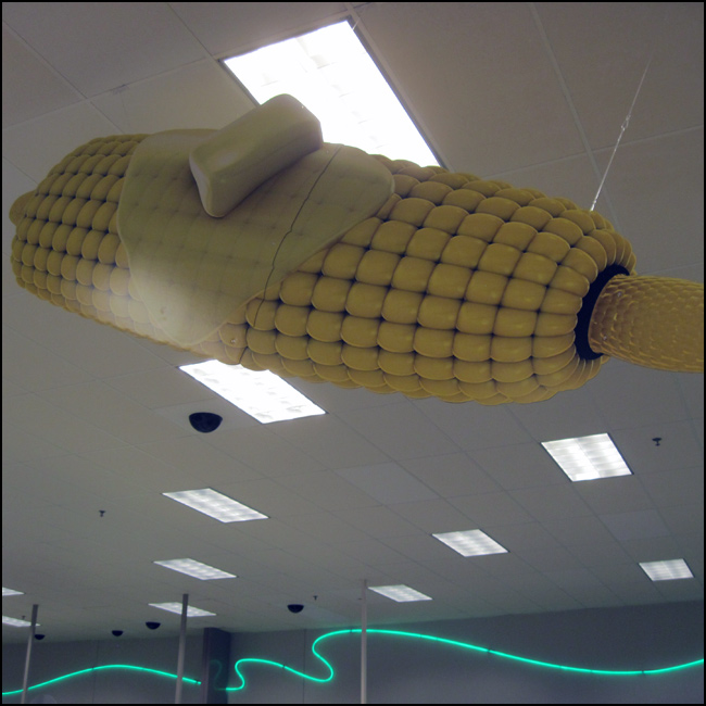 Corn On The Cob Ceiling Sign