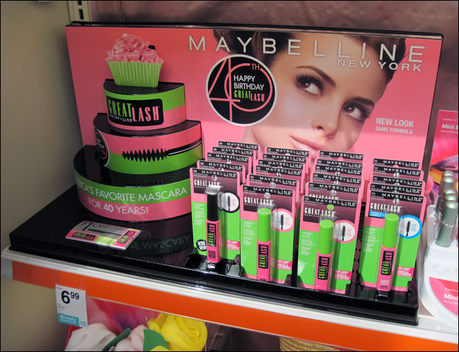 Maybelline Great Lash Mascara Celebrates 40th Point Of Purchase International Network