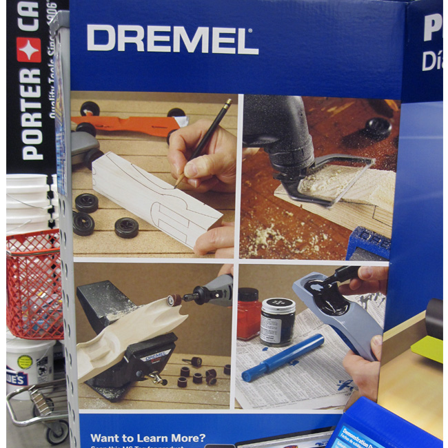 Dremel Pinewood Derby Days End Cap - Point of Purchase