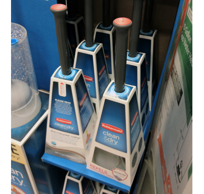 Rubbermaid Clean And Dry Plunger Display