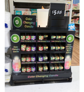 Air Wick Color Changing Candle Displays Light Up At Retail - Point of ...