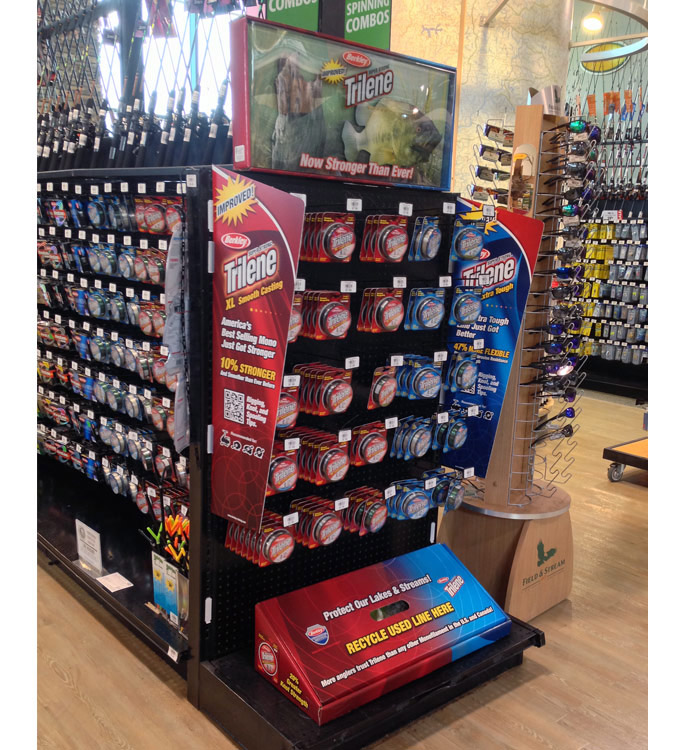 Berkley Fishing Line Catchy POP End Cap Display - Point of Purchase  International Network