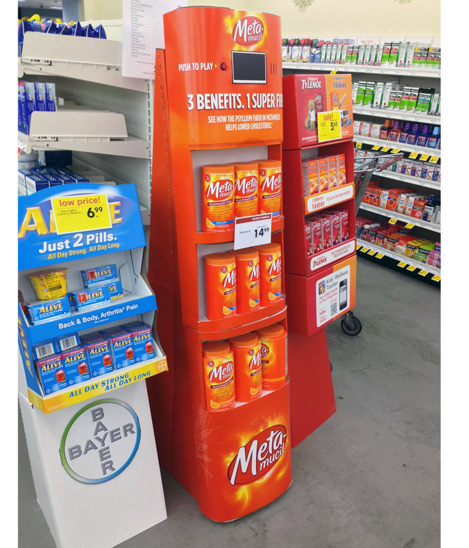 Meta Mucil Floor Display