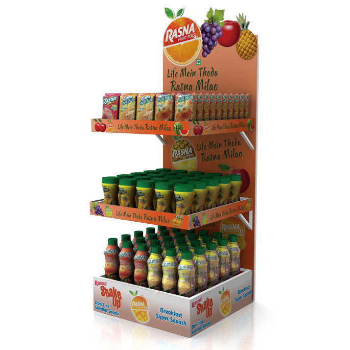 Rasna Fruit Plus Floor Display