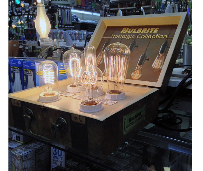 Bulbrite Counter Display