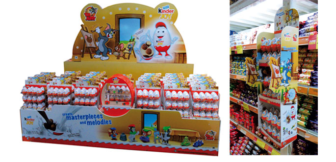 Kinder Joy Floor Display