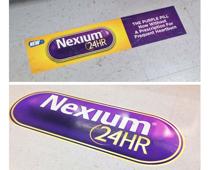 Nexium Floor Graphics