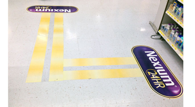 Nexium Floor Graphics