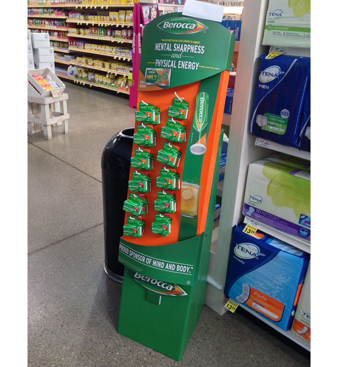 Berocca Floor Display