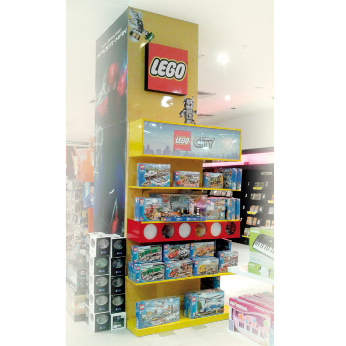 Lego City Shelf Display