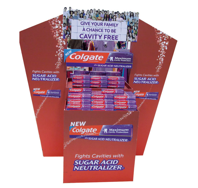 Colgate Cavity Free Floor Display