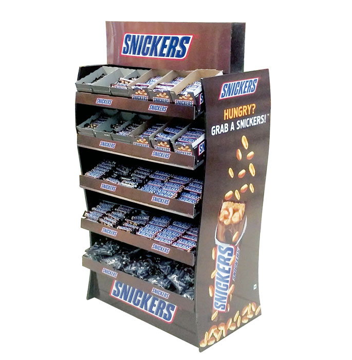 Snickers Hungry Two-Sided Floor Display