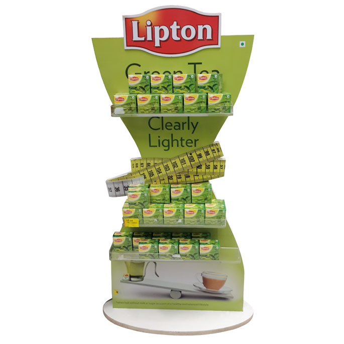 Lipton Clearly Lighter Floor Display