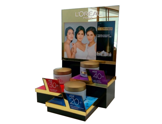 L'Oreal Skin Glorifier Counter Display