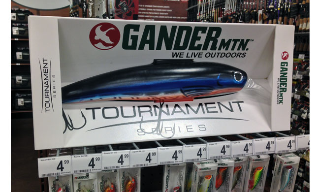 Gander Mountain Lures Fisherman With End Cap Display - Point of