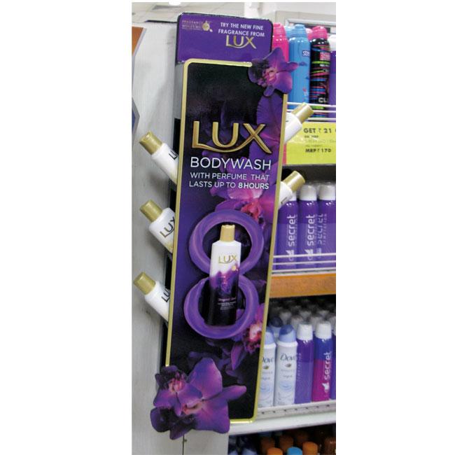 LUX Bodywash Mini Wing Display