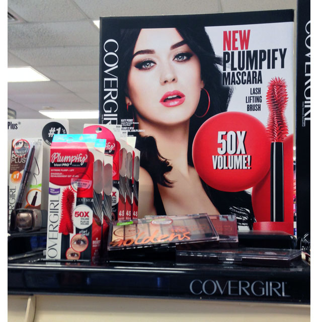 Covergirl Plumpify Shelf Display