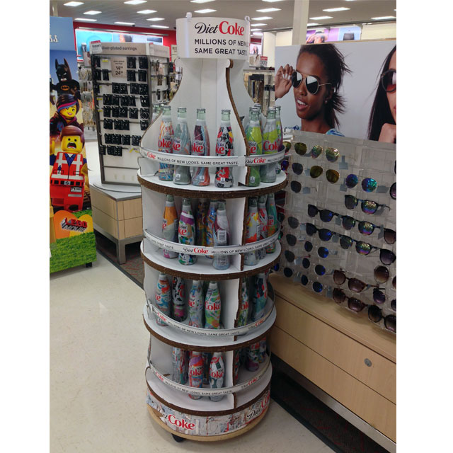 Diet Coke Its Mine Bottle Floor Display