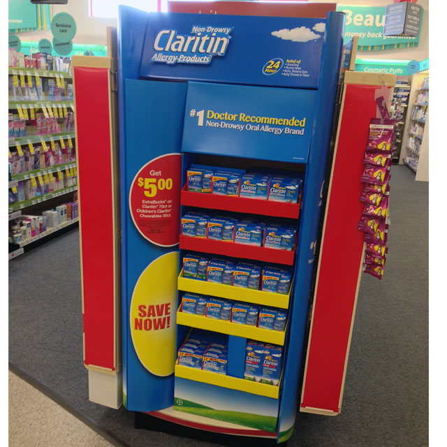 Claritin Save Now End Cap