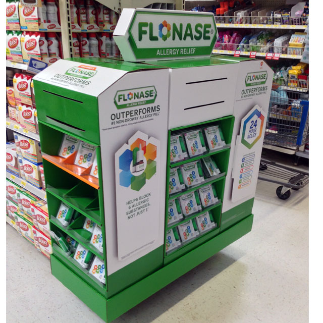 Flonase Half Pallet Display