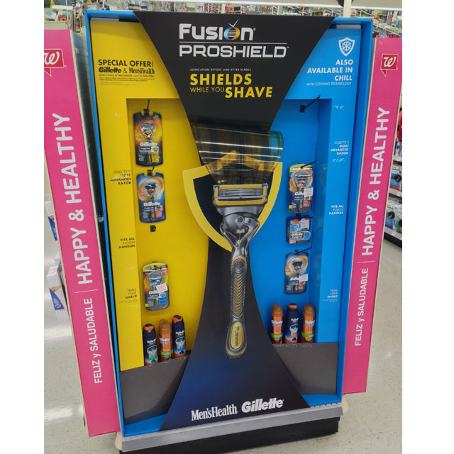 Gillette Fusion Proshield Razor End Cap