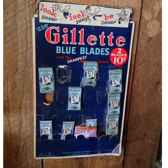 Gillette Blue Blades POP