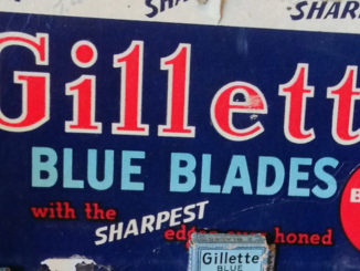 Gillette Blue Blades Display