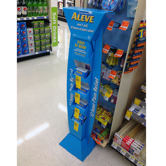 Aleve Tower Floor Display