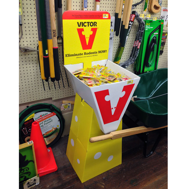 Victor Dump Bin Floor Display