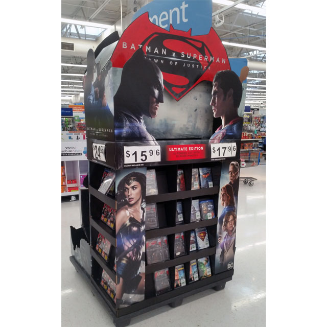 Batman v Superman Dawn of Justice Pallet Display