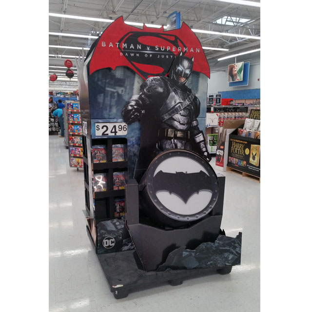 Batman v Superman Dawn of Justice Pallet Display POP Display