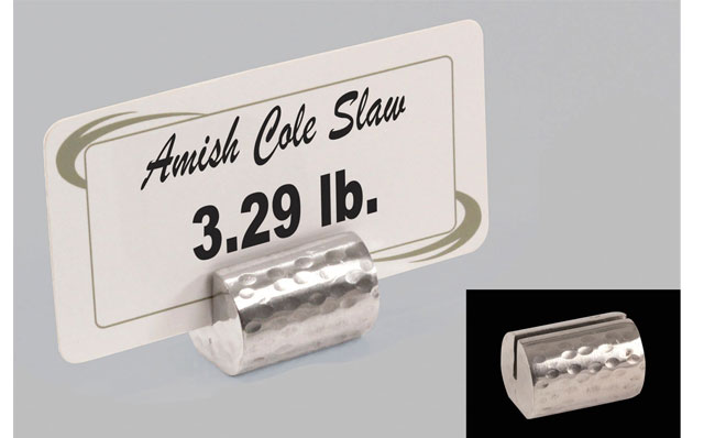 Hammered Aluminum Card Holders from FFR Merchandising