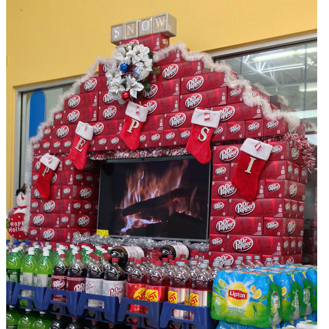 Pepsi Holiday Retail Displays