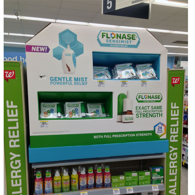 Flonase Sensimist End Cap Display