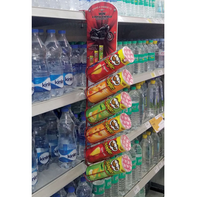 Royal Enfield Pringles Mini Wing Display