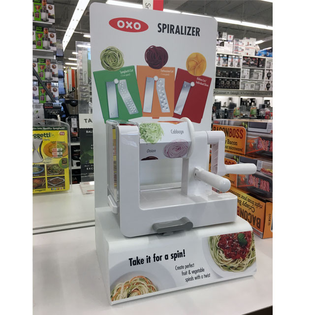 OXO Spiralizer Demo Display