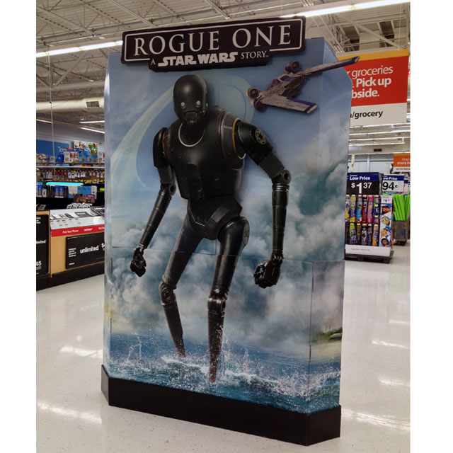 Star Wars Rogue One POP Floor Display