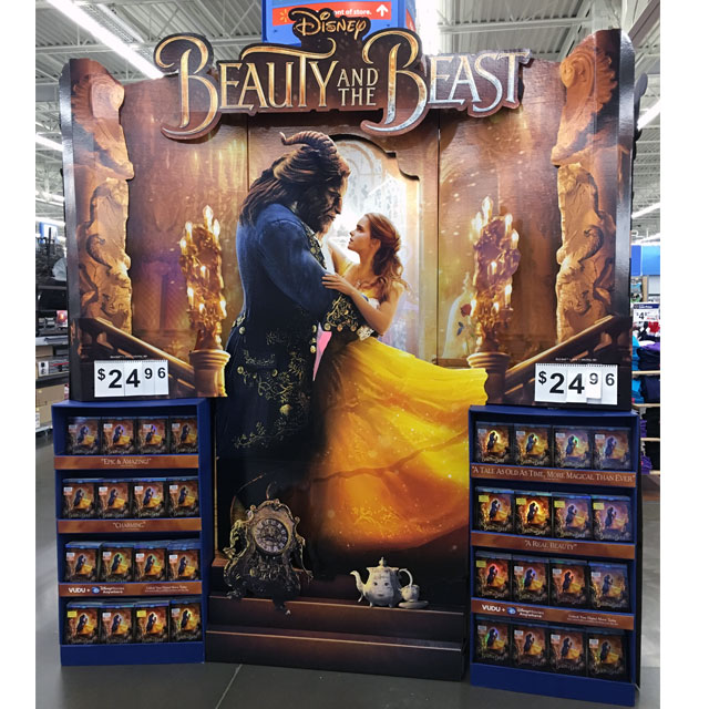 Beauty and the Beast Magical Floor Display
