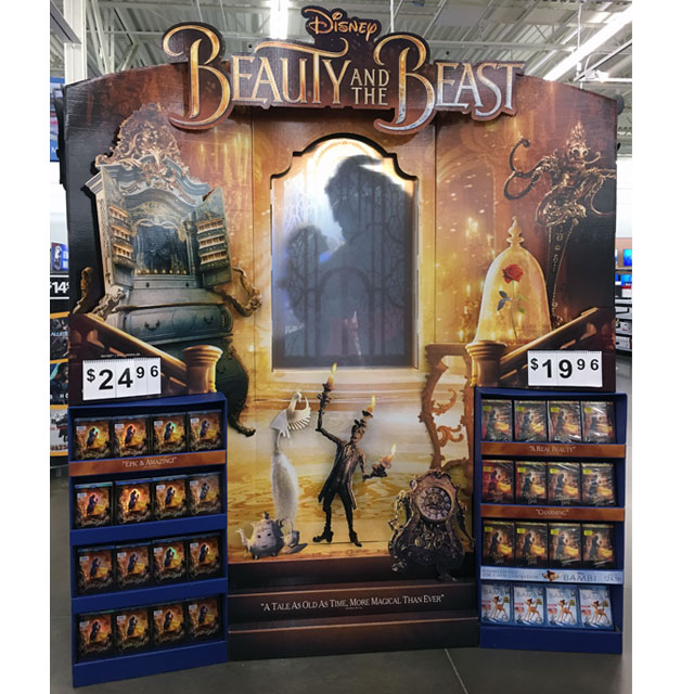 Beauty and the Beast Magical Floor Display