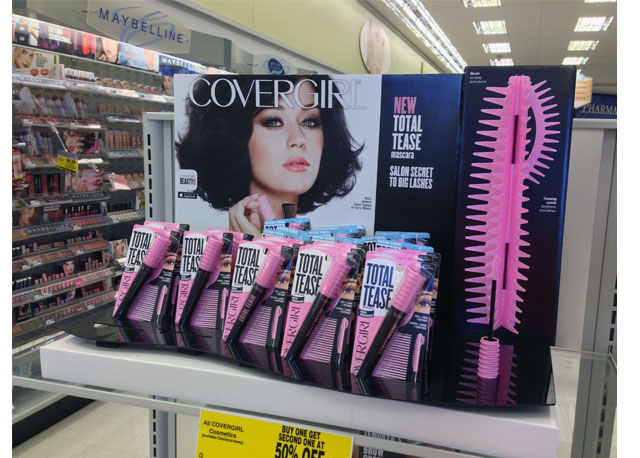 Covergirl Total Tease Mascara POP Display