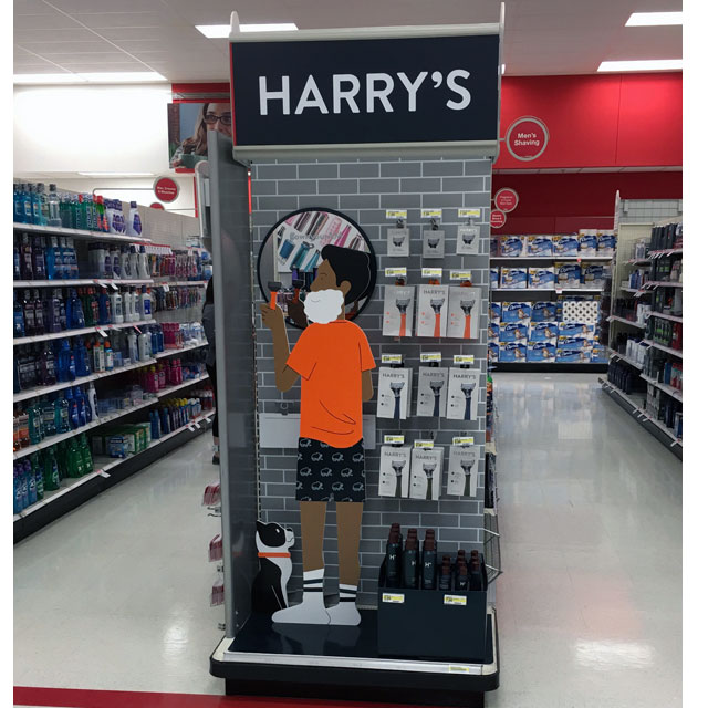 target display shelf