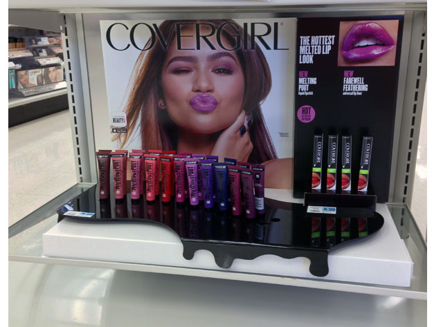 Covergirl Liquid Lipstick Shelf Display
