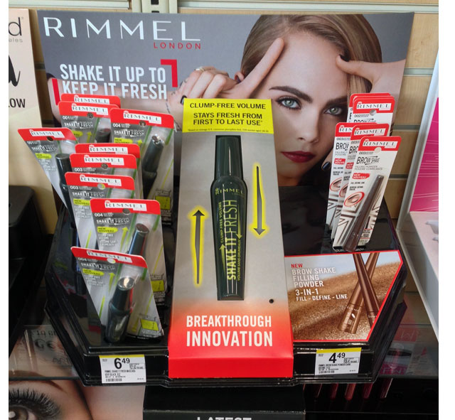 Rimmel Shake It Fresh Display